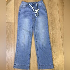 Sidefeel Light Wash Wide Leg Jeans Size 4